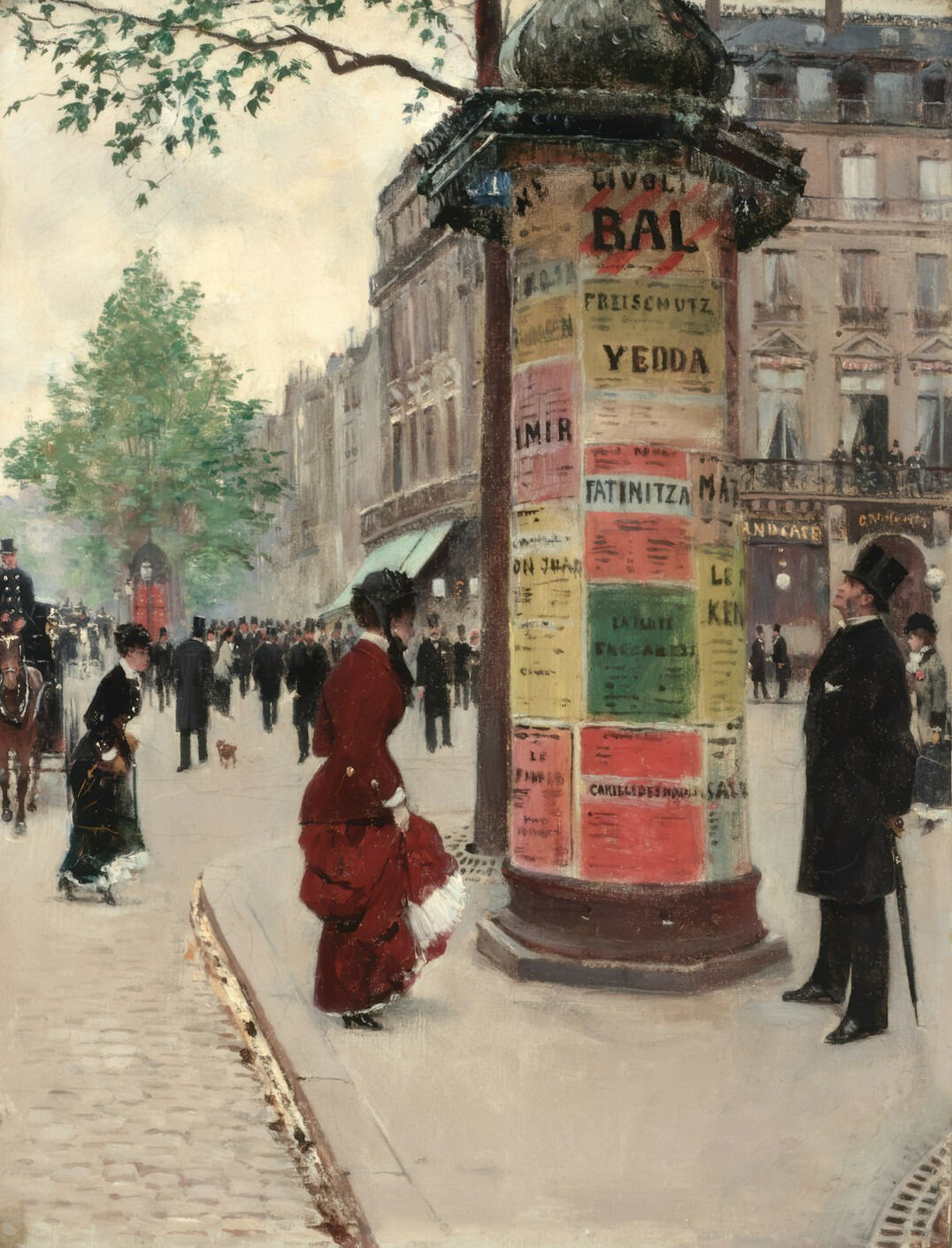 vintage french advertisement poster